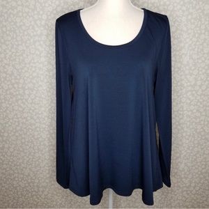 Philosophy Side Zipper Swing Blouse size L